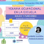 CURSO TO EN LA ESCUELA: ROLES Y FUNCIONES, EVALUACIÓN E INTERVENCIÓN